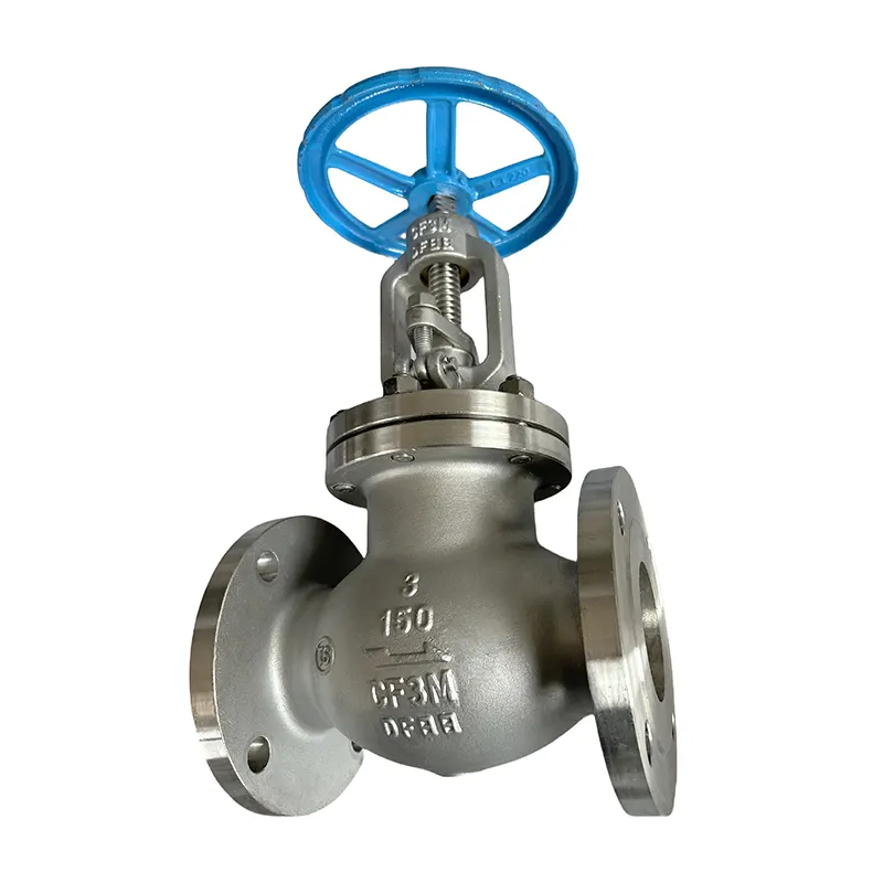Supapă cu glob cu flanșă din oțel inoxidabil 316l
